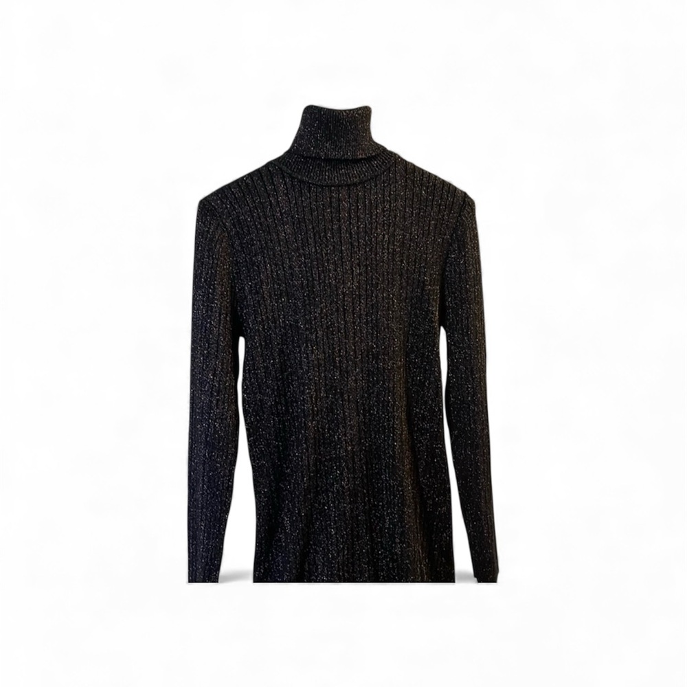 SHIMMERY TURTLE NECK